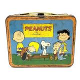 Vintage Peanuts Thermos Metal Lunchbox