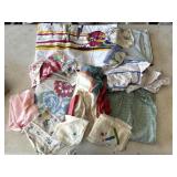 Vintage Tablecloths, Skirt Aprons, Handkerchiefs,