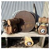 (3) Antique Engines & Fire Hose