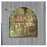 Metal Quaker State Sign 29"x26.5ï¿½