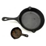 Pioneer Woman Cast Iron Skillet 9" and Silver