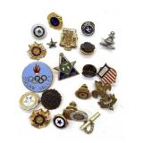 Pins : Lions Club, American Legion, Olympics, Boy