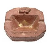 Vintage Buffalo Brick Co. Ashtray 3.75" x 3.5" x