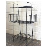 Vintage Metal Rack 17" x 11" x 27"