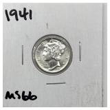 1941 Mercury Dime