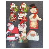 Vintage Christmas Die Cuts 34" and Smaller