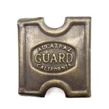 Anson Mills Alcatraz Guard California Belt Buckle