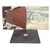 (3) Chicago Vinyl Record Albums