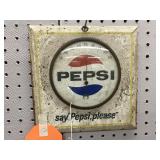 Pepsi Thermometer 9" square