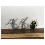 3 Vtg figures Storm, and 2 Silversurfers