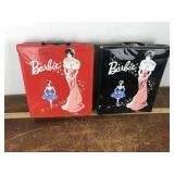 2 1992 Barbie Carrying cases black and red