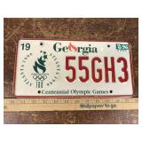 Georgia 1996 Olympics license plate