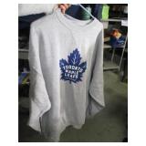 heavy new Toronto Maple Leafs sweatshirt.