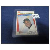 willie mays 1987 collector cards topps .