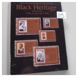 black Heritage jumbo stamp postcards