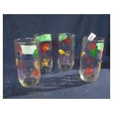 4 NCAA Drinking Glasses