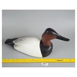 Vintage Wayne Waterfield Carved Canvasback Drake