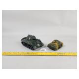 Lot Of 2 Tanks 1 Rare Hard Rubber