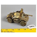 Vintage Armored Scout Tank Table Lighter