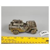 Vintage Army Jeep Tabletop Lighter