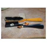 Vintage Horse Head Brushes and Shoe Horn