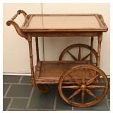 Vintage Tea Cart w/ Removable Trays