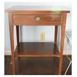 Vintage One Drawer Side Table