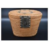 Woven Latched Container w/ Handles