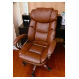 Faux Leather Office Chair (Very Good Condition)