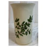 Lenox Holly Berry Vase and Trays