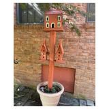 Planter and Bird Houses