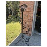 Vintage cast iron plant stand