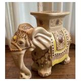 ceramic Chinese elephant plant stand