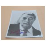 Autographed Image of Actor Robert Mitchum