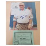 Dolphins Coach Don Shula COA Autographed Image