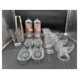 Desert Glasses Bowls Trays Straw Dispensers