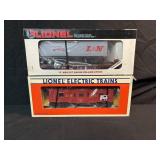 Lionel L&N Flat Car W/Trailer - Bay Window Caboose