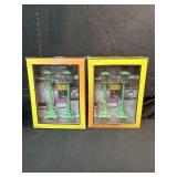 2 Rail King No 56 Gas Lamp Set 30-1083 Green