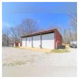 Four Bay Shop and Large Open Shed on 5+/- Acres