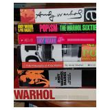 Books: Andy Warhol. See pictures for titles