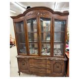 Wood china cabinet only