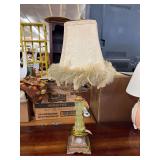 Feathered lamp