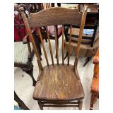 Vintage wood dining chair