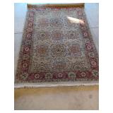 Oriental Weavers of America Room rug, Florent Hamois Gold, fringed ends, 88" x 64"