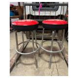 Pair of Tecumseh shop stools….in good condition……29” tall