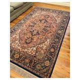 Karastan 100% wool pile rug….design #726, Heriz Pattern…..6.9 x 9…..does not appear to have any damage