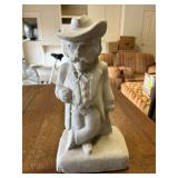 Ole Miss Colonel Reb concrete statue…..14” tall…..small chip on one corner