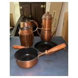 Nice selection of copper items