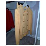 Very nice mustard yellow St. John 2-piece skirt and jacket…..size 6