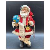 NIB Possible Dreams Clothtiques Yuletide Journey Santa…..10” tall…..PD:713108…..Issued 1994, Retired 1999